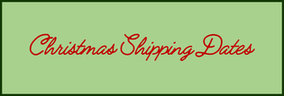  Christmas Shipping Dates